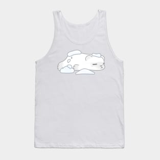 Sleepy Polar Bear Tank Top